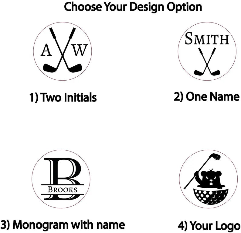 Custom Cherry Wood Golf Ball Marker