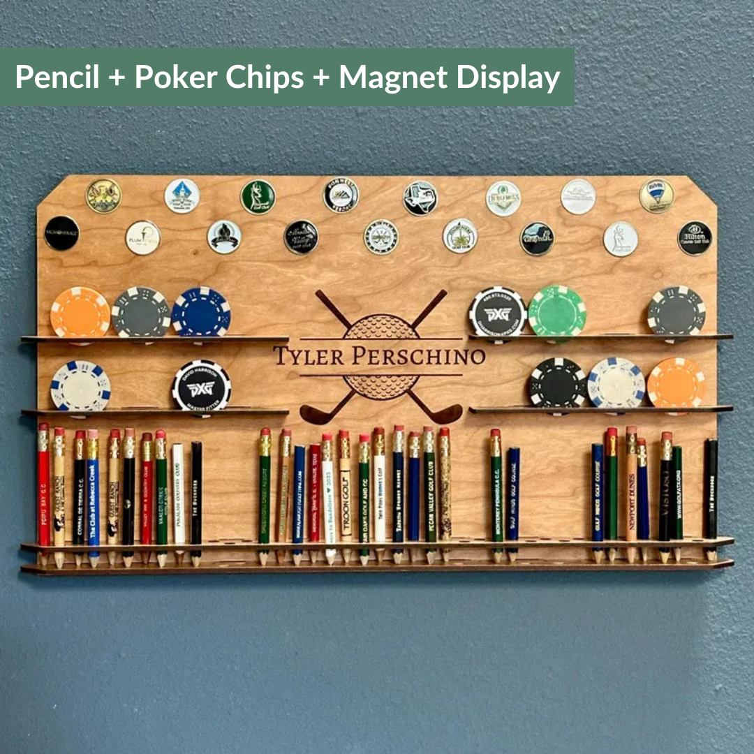 Large Ball-Marker and Pencil Display