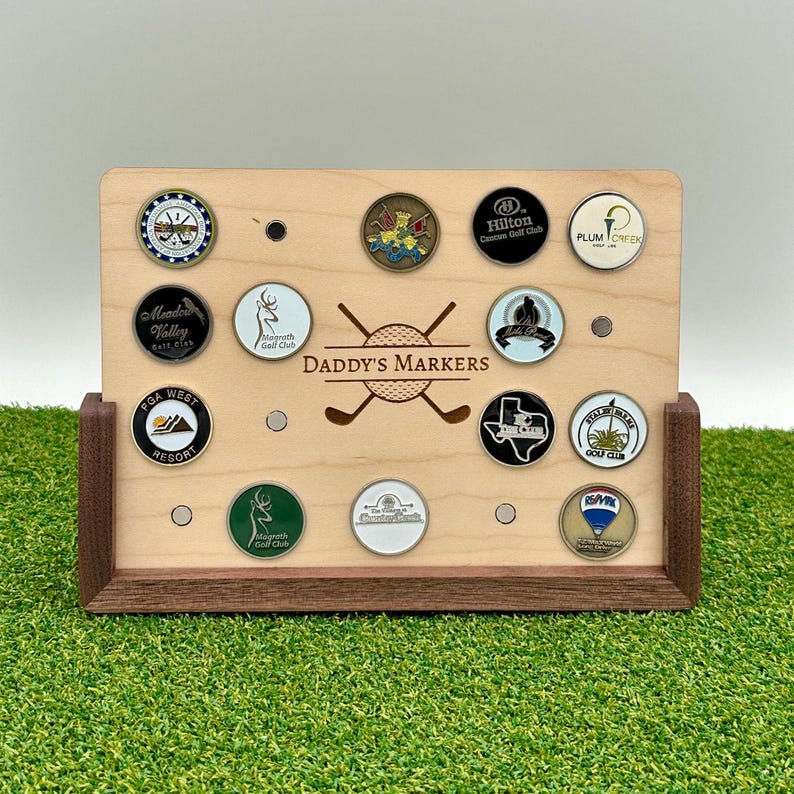 Magnetic Golf Ball Marker Display