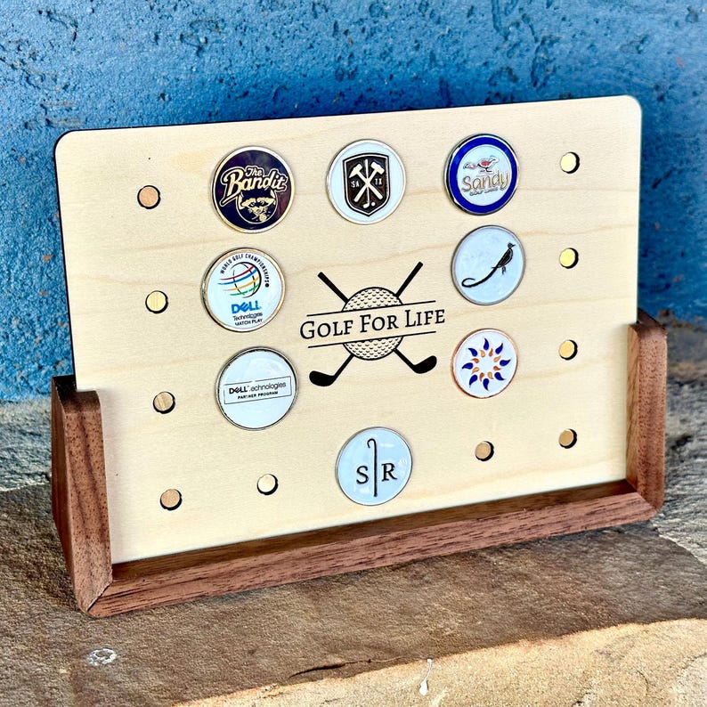 Magnetic Golf Ball Marker Display