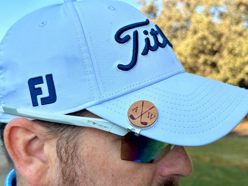 Custom Cherry Wood Golf Ball Marker