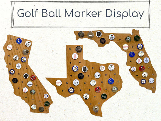 State Shaped Ball Marker