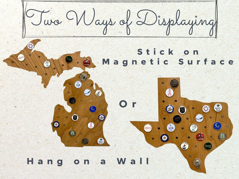 State Shaped Ball Marker